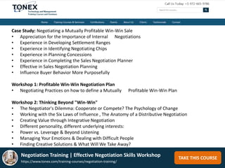 Negotiation Training : Effective Negotiation Skills Workshop | PPTX