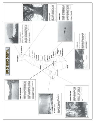 MABINAY
CANLAONCITY
VALLEHERMOSO
GUIHULNGANCITY
LALIBERTAD
JIMALALUD
TAYASAN
AYUNGON
BINDOY
STA.CATALINA
MANJUYOD
BAISCITY
BASAY
BAYAWAN
CITY
TANJAY
PAMPLONA
SIATON
AMLAN
SANJOSE
SIBULAN
DUMAGUETE
CITY
BACONG
ZAMBOANGUITA
APOISLAND
Dauin-Aninternationally-
acclaimeddivesitewith
spectacularcoralgardensanda
cornucopiaofmarinelife;
accessiblebypumpboatfrom
Zamboanguita.
TAÑONSTRAIT
BaisCity-Baisispopularforits
-dolphinandwhale-watching
activities.ThemonthsofMay
andSeptemberareidealmonths
forthisactivitywhereonecan
getaone-of-akindexperience
withthesea’sveryfriendlyand
intelligentcreatures.
KANLAONVOLCANO
CanlaonCity-isthemostimposing
landmarkinNegrosIslandandoneof
themostactivevolcanoesinthe
Philippines.At2,435metersabovesea
level,Mt.Kanlaonhasthehighestpeak
inCentralPhilippines.
CanlaonCity-reportedlytheoldest
treeinthePhilipines,thishuge
baletetreeisestimatedtobemore
thanathousandyearsold.
OLDESTTREE
PANDALIHANCAVE
Mabinay-Oneofthehundred
listedcavesinMabinay,ithas
hugecaverns,where
stalactitesandstalagmites
abound.Thecaveis
accessiblebyfootandhas
anopenceilingattheopposite
end.
NILUDHANFALLS
SitioNiludhan,BarangayDawis,
BayawanCity-thistoweringcascadeis
locatednearamainroad.
LAKEBALINSASAYAO
Sibulan-Thetwoinlandbodiesof
wateramidlushtropicalforests,with
densecanopies,coolandrefreshing
air,crystalclearmineralwaterswith
brushesandgrassesinallhuesof
green.BalinsasayawandDanaoare
1,000metersabovesealeveland
arelocated20kilometerswestofthe
municipalityofSibulan.
 