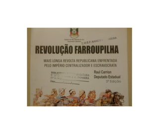 Negros Lanceiros - Prof. Anita Buarque Soares - EJA EMEF Nancy Pansera