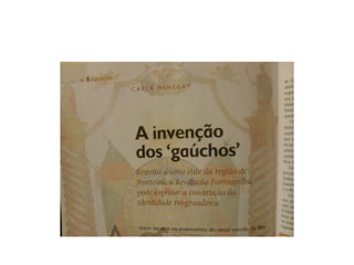 Negros Lanceiros - Prof. Anita Buarque Soares - EJA EMEF Nancy Pansera