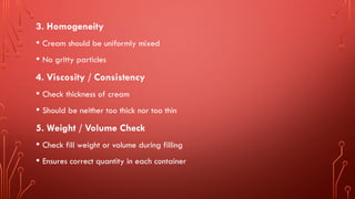 Comprehensive Quality Control Testing for Pharmaceutical Creams and ...