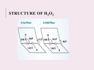 STRUCTURE OF H2O2
 