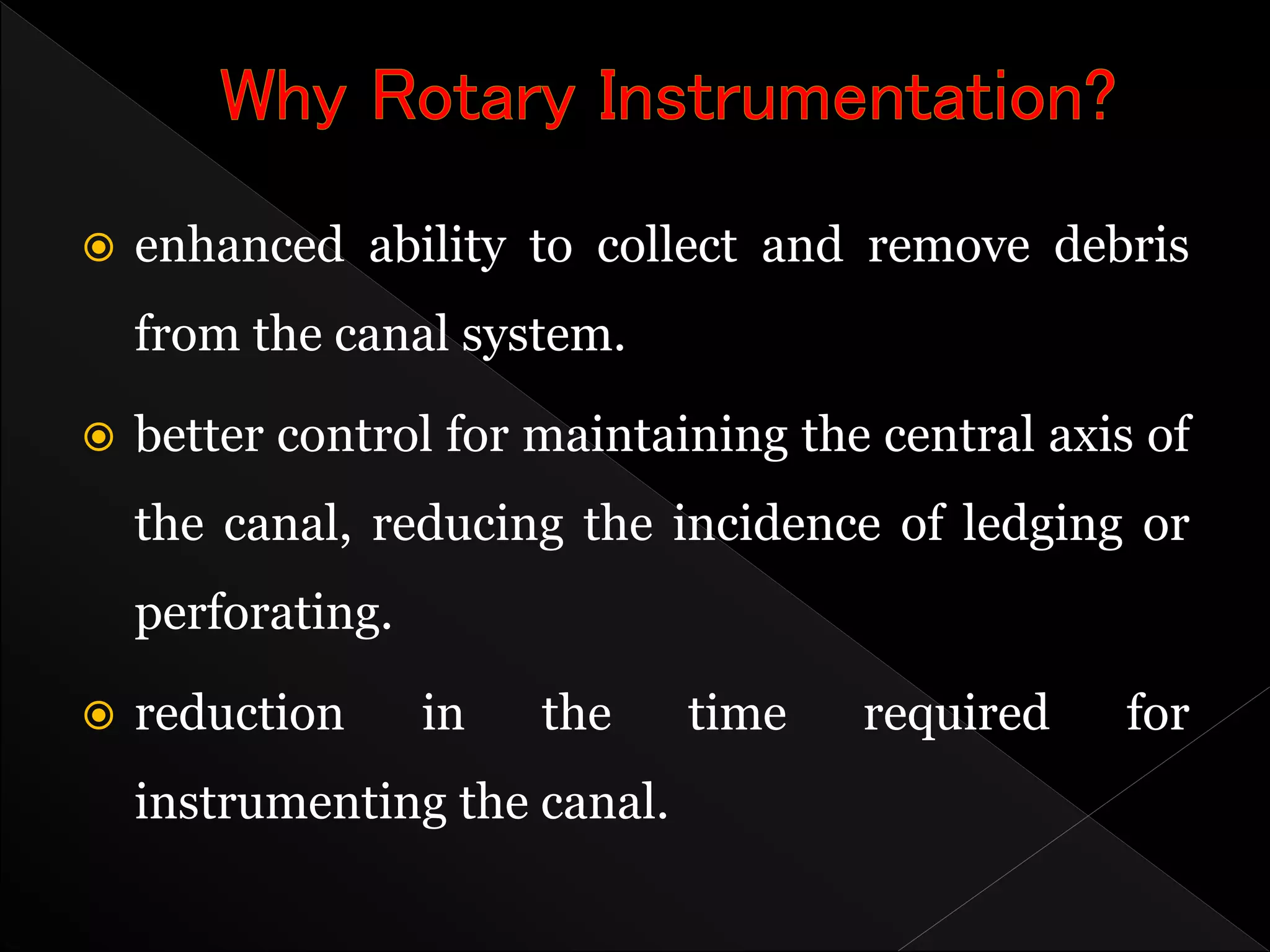Rotary instruments in Endodontics -part1 | PPTX