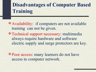 Neha yadav computer based training | PPT
