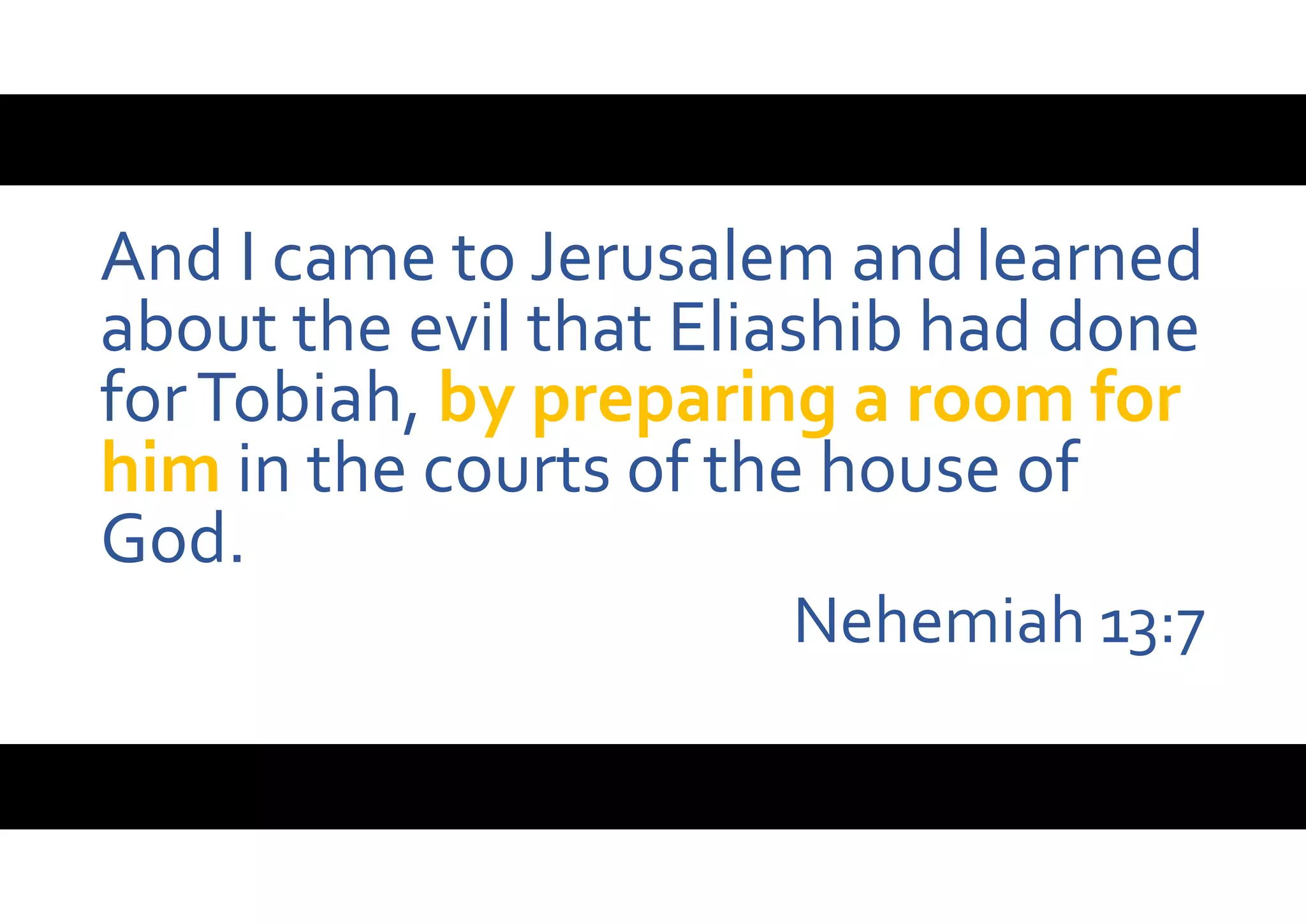 Nehemiah 13 | PDF