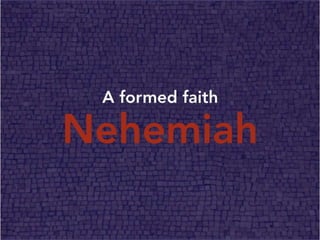 Nehemiah 3 and 4