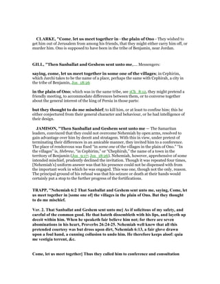Nehemiah 6 commentary | PDF