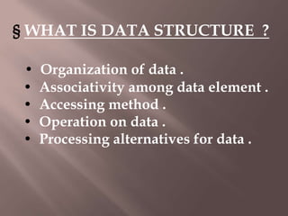data Structure | PPTX
