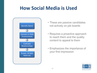 AgendaWho is Using This?Introduction to Social MediaMaking the Case for Social Staffing Evaluating the ToolsMeasurementDiscussion10