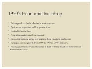 The Recovery of India: Economic Growth and Development in the Nehru Era ...