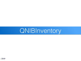 QNIBInventory
 