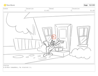 Scene
5
Duration
11:00
Panel
5
Duration
01:00
Dialog
E.B:Now remember, he started it.
Page 51/135
 