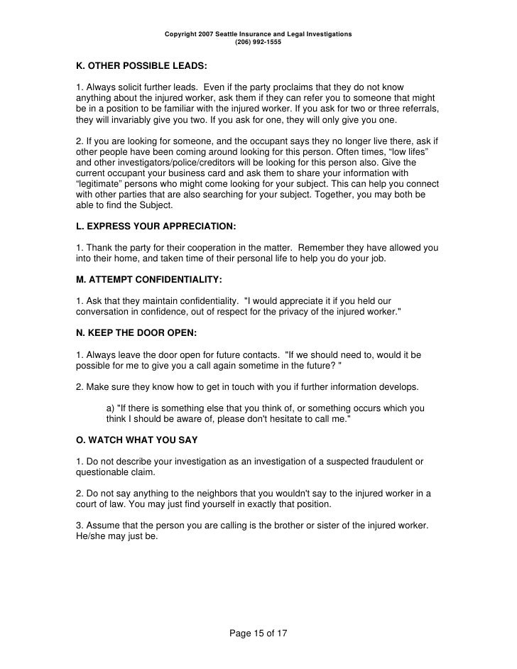 Neighborhood Canvass