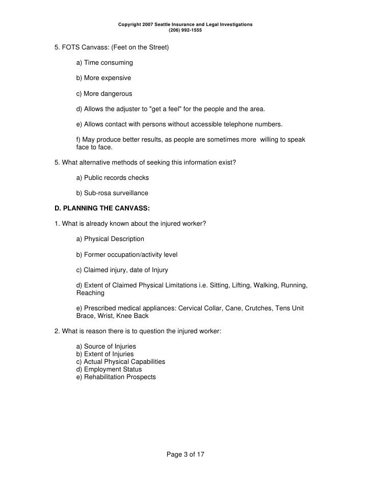 Neighborhood Canvass