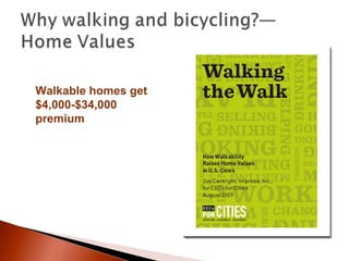 Walkable homes get $4,000-$34,000 premium 