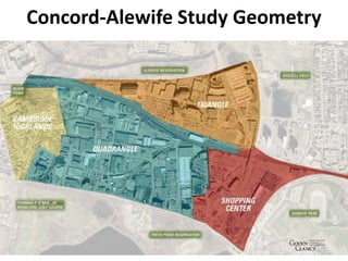 Concord-Alewife Study Geometry
 