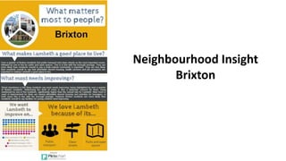 Neighbourhood Insight
Brixton
 