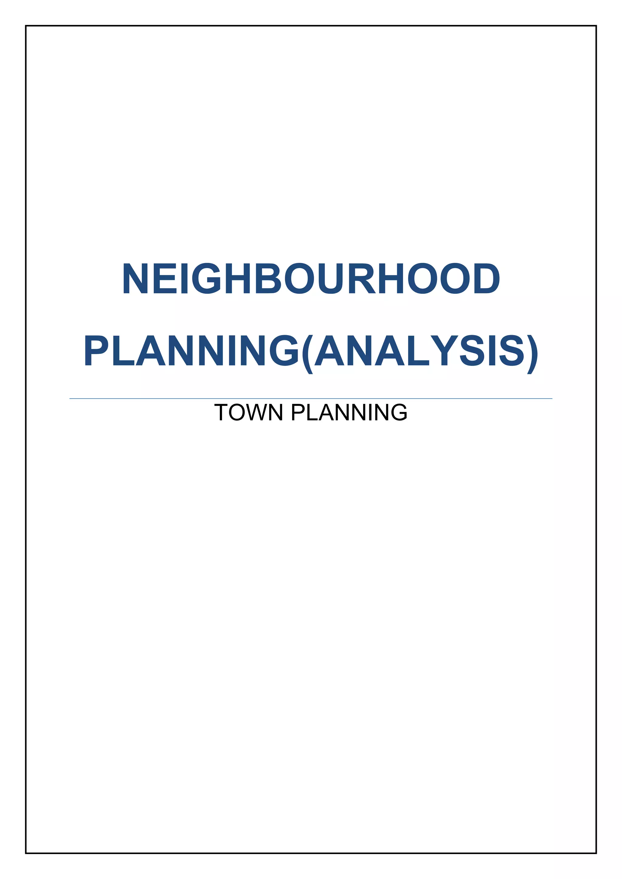 Neighbourhood planning | PDF