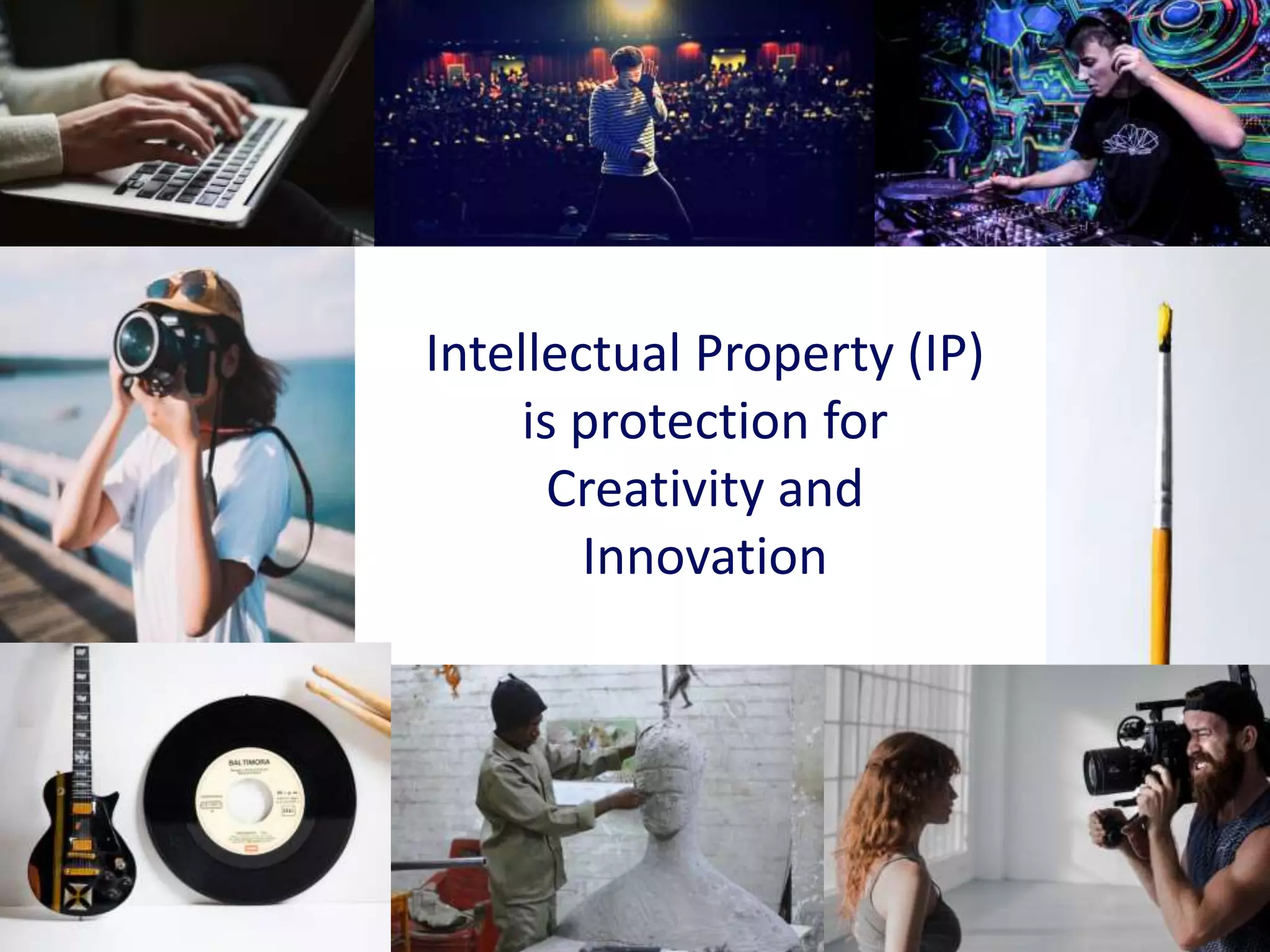 www.bl.uk 7
Intellectual Property (IP)
is protection for
Creativity and
Innovation
 
