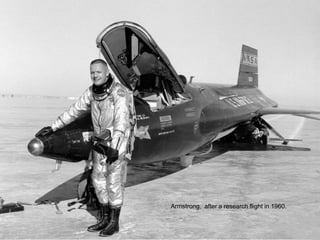 Armstrong, after a research flight in 1960.
 