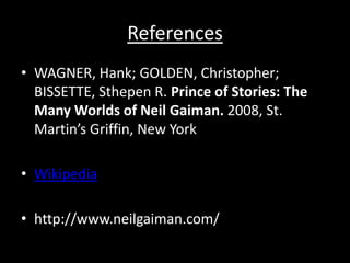 Neil Gaiman - Presentation Cultura Inglesa UFRGS