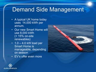Demand Side ManagementA typical UK home today uses 14,000 kWh per annum.