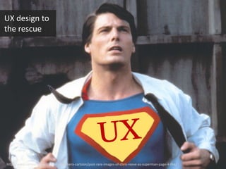 http://www.cartoonshdwallpaper.com/hero-cartoon/post-rare-images-of-chris-reeve-as-superman-page-4-the/
UX design to
the rescue
 