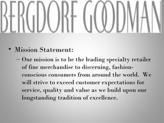 Bergdorf goodman