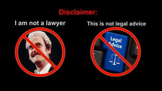 Disclaimer:
I am not a lawyer This is not legal advice
 