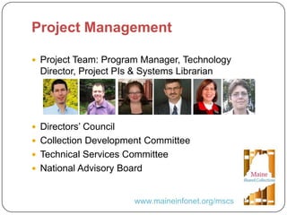 United We Stand: A Collaborative Approach to Legacy Print Collections