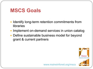 United We Stand: A Collaborative Approach to Legacy Print Collections