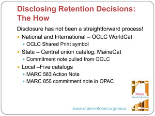 United We Stand: A Collaborative Approach to Legacy Print Collections