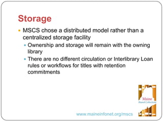 United We Stand: A Collaborative Approach to Legacy Print Collections