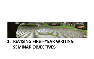 Re-envisioning First Year Writing Instruction and Beyond