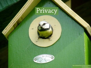 Privacy




          Bon weekend! by @Oli Bac on Flickr
                          CC:BY 2.0 license
 