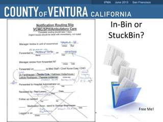 In-Bin or
StuckBin?
Free Me!
 