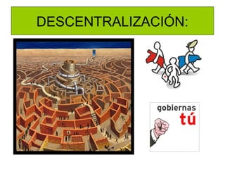 DESCENTRALIZACIÓN:
 