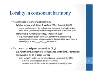 !"#$%&'()&*)#"*."*$*')1$56"*()
•  aj.+%2#3(+*$(b&(3%23%+%6&?+.73%=&
•  D=**+A*"&+,Q+("%(=^&UZ32"&[&+*P".&KLLEJ&>"%%"]&KLHMV&
•  2+7"&7"(?+%$27&+2&03.&)%A3)%,",&?+.73%=J&A)6&?$9?;.+%P",&
(3%26.+$%6&URZGÄT'TjÅV&*$7$62&(3.."253%,"%("&63&Ç;+,Q+("%6&5+$.2&

•  j.+%2#3(+*$(&U@;:".V&+,Q+("%(=^&U1+%223%&KLHLV&
•  "N9N&*3(+**=&."26.$(6",&@GZZ;@}@&(3%26.+$%62J&"26+A*$2?$%9&
(3.."253%,"%("&3%*=&A"6i""%&2"97"%62&2"5+.+6",&A=&+6&7326&+&
#3i"*&U"N9N&$%&+**&@ye26.$,zW@ye26.$,z&2"u)"%("2V&

•  @+%&A"&(+26&+2&)%*-%/3&(3%26.+$%62&UD8MV&

•  "N9N&xye26.$,"%6J&+%6".$3.zyF(3%23%+%6+*zye26.$,"%6J&F+%6".$3.z&
•  ,$2(3#".+A*"&A=&+%&!#-%/30,&/%'&%&
•  +*6".%+:#"*=J&+2&A$9.+7&(3%26.+$%62&3%&+&(3%23%+%6&:".&UjD8KV&
•  (0N&1+="2&[&$*23%&UKLL`V&3%i"*&?+.73%=&
•  2""&1"$%_&"6&+*N&UKLHHV&3%&6?"&:".;A+2",&26.$(6*=&*3(+*&UjD8V&(*+22&

HM&

 