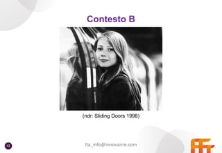 Ita_info@innovairre.com
Contesto B
42
(ndr: Sliding Doors 1998)
 