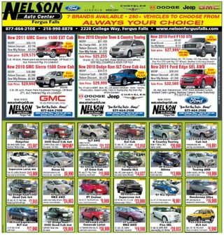 Nelson Auto Center Dodge Specials Fergus Falls MN