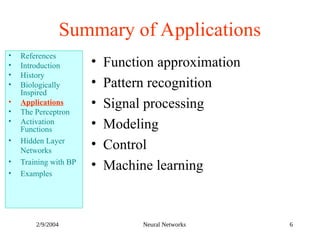 approximation function using bp neural network-python... Interduction to Artificial Neural Network | PPT