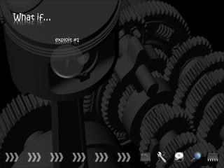 What if…

           exploit #1
 