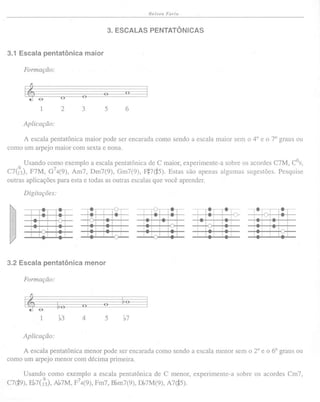 Nelson faria - Acordes Arpejos e Escalas para violão e guitarra | PDF