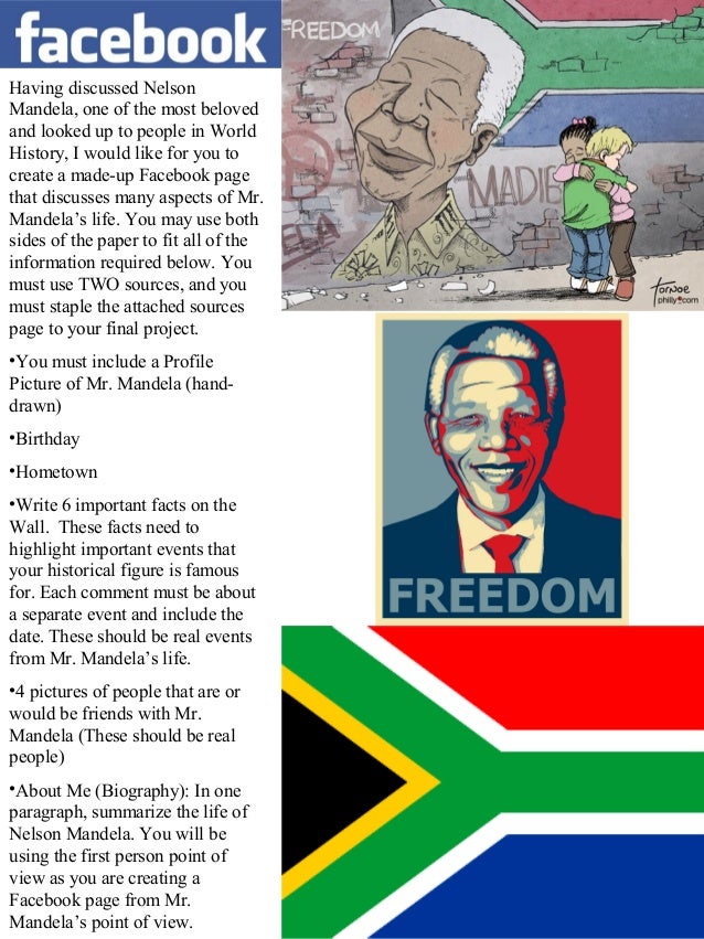 Nelson Mandela Facebook Project