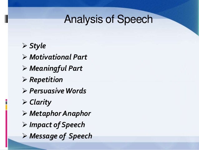 nelson mandela rhetorical analysis Nelson mandela’s use of rhetorical devices speech response carlos eduardo s moliterno emerson college in my speech about nelson mandela’s speech, “apartheid has no future” i talk about mandela’s rhetorical situation and devices he uses to captivate his audience. nelson mandela rhetorical analysis Nelson mandela’s use of rhetorical devices speech response carlos eduardo s moliterno emerson college in my speech about nelson mandela’s speech, “apartheid has no future” i talk about mandela’s rhetorical situation and devices he uses to captivate his audience.