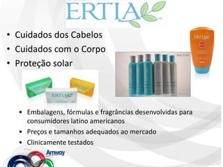 FAZENDA AMWAY NUTRILITEFazenda Amway Nutrilite no BrasilLocalizada em Ubajara – Ceará - 1.660 hectares Cultivo de acerola e outras frutas e plantas utilizadas nos produtos Nutrilite.Maior produção de acerola orgânica/ biodinâmica do mundo, com certificação.