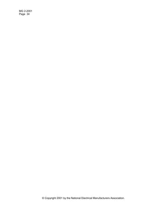 MG 2-2001
Page 34
© Copyright 2001 by the National Electrical Manufacturers Association.
 