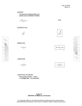 ICS 19-2002
Page 13
© Copyright 2002 by the National Electrical Manufacturers Association.
Figure 3
GRAPHIC SYMBOLS (continued)
 