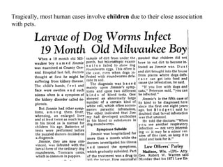 Tragically, most human cases involve  children  due to their close association with pets.   