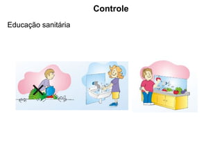 Controle
Educação sanitária
 